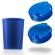 AMPri Schnabelbecher-Set 250 ml, kleine + große Öffnung, blau 1 Karton = 50 Sets