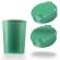 AMPri Schnabelbecher-Set 250 ml, kleine + große Öffnung, grün 1 Karton = 50 Sets