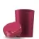 AMPri Schnabelbecher-Set 250 ml, kleine Öffnung 4 x 4 mm, rot 1 Karton = 50 Sets
