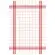 Duni Towel Napkin flat-pack 38 x 54 cm, weiß / rot 1 Karton = 250 Stück
