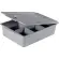 NUMATIC Ablageschale mit Deckel 120 mm tief mit Facheinteilung grau