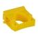 Vikan Hygienische Wandhalterung Gummi-Clip-Modul, 82 mm gelb
