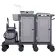 Sprintus VariX-Press Reinigungswagen Entsorgungs- & Versorgungseinheit + Mopp-Pressen-Set grau