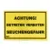 KERBL Warnschild gelb "Achtung! Betreten verboten-Seuchengefahr!"