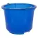 KERBL Stalleimer 12 Liter Ø 33 cm Baueimer blau transparent (lebensmittelecht)