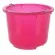 KERBL Stalleimer 12 Liter Ø 33 cm Baueimer rosa transparent (lebensmittelecht)