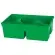 KERBL Putzkasten für Pferdezubehör Allzweckkiste 38 x 25 x 11,5 cm grün