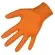 KERBL Nitril Einmalhandschuh X-Grip 24 cm lang, orange, lebensmittelecht, puderfrei, latexfrei, Gr. L 1 Box = 50 Stück