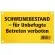 KERBL Warnschild gelb "Schweinebestand – für Unbefugte Betreten verboten"