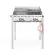 HENDI Grillsystem Green Fire 2 Brenner Profi Line Emaillierte Grillplatte und Grillrost aus Gusseisen GN 1/1, 11,6kW, 740 x 615 x 825 mm 