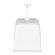 HENDI Pump-Saucenspender 2,5 l, Weiß 230 x 210 x 327 mm