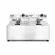 HENDI Profi Line Fritteuse 2 × 8 l Profi Line 16 l, 230V / 7000W 605 x 460 x 369 mm 