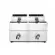 HENDI Induktionsfritteuse - mit Ablasshahn 2 x 8 l Profi Line 16 l, 230V / 7000W 577 x 609 x 410 mm 