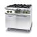 HENDI Gasherd 4-flammig mit Ofen GN 1/1 Kitchen Line 230V / 3000W 19kW 800 x 722 x 900 mm