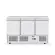 HENDI Kühltisch dreitürig Kitchen Line 380 l, Arktic 230V / 220W 1375 x 700 x 89  