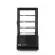HENDI Aufsatz-Kühlvitrine 68 Liter Arktic Schwarz 230V / 170W 444 x 397 x 875 mm  