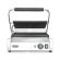 HENDI Kontaktgrill - Panini oben und unten gerillt 230V / 2200W 432 x 396 x 214 mm