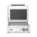 HENDI Kontaktgrill - Panini oben gerillt unten glatt 230V / 2200W 430 x 370 x 210 mm