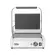 HENDI Kontaktgrill - Panini oben gerillt unten glatt 230V / 2200W 430 x 370 x 210 mm 