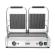 HENDI Kontaktgrill - Doppelversion oben gerillt unten glatt 230V / 3600W 570 x 395 x 510 mm