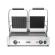 HENDI Kontaktgrill - Doppelversion halb glatt halb gerillt 230V / 3600W 575 x 430 x 510 mm