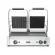 HENDI Kontaktgrill - Doppelversion halb glatt halb gerillt 230V / 3600W 575 x 430 x 510 mm 