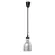 HENDI Höhenverstellbare Wärmelampe zylinderförmig silber 230V / 250W, Ø 175 x 250 mm 
