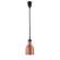 HENDI Höhenverstellbare Wärmelampe zylinderförmig Kupfer 230V / 250W Ø 175 x 250 mm 