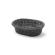 HENDI Brotkorb oval Schwarz 250 x 190 x 65 mm