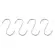 HENDI Fleischerhaken – Set aus 4 Haken 4 Stk, 110 x 5 mm  