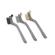 HENDI Drahtbürsten-Set schmal - 3 Stk, 3 Stk, Länge 178 mm