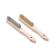 HENDI Drahtbürsten-Set aus Messing und Edelstahl - 2 Stk, 2 Stk, Länge 290 mm