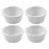 HENDI Auflaufförmchen - 4 Stk, Fine Dine 35 ml 0,035 l, 4 Stk, Ø 60 x 25 mm  