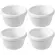 HENDI Auflaufförmchen - 4 Stk, Fine Dine 50 ml 4 Stk, Ø 70 x 35 mm  