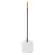 HENDI Pizzaschaufel quadratisch 305 x 1320 mm, Aluminiumblatt. eloxiert  