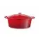 HENDI Emaillierter Gusseisentopf 6,88 l, Rot 405 x 255 x 134 mm  