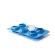 HENDI Eiswürfelform edelsteinförmig BarUp Blau 2 Stk, 190 x 105 x 30 mm