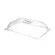 HENDI Deckel Polycarbonat für Eiscreme-Behälter 360 x 250 mm  