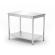 HENDI Mitteltisch mit Ablage – verschraubt Tiefe 600 mm Kitchen Line 1000 x 600 x 850 mm