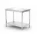 HENDI Mitteltisch mit Ablage – verschraubt Tiefe 600 mm Kitchen Line 1000 x 600 x 850 mm 
