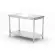 HENDI Mitteltisch mit Ablage – verschraubt Tiefe 600 mm Kitchen Line 1200 x 600 x 850 mm 
