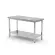 HENDI Mitteltisch mit Ablage – verschraubt Tiefe 600 mm Kitchen Line 1400 x 600 x (H)850 mm 