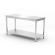 HENDI Mitteltisch mit Ablage – verschraubt Tiefe 600 mm Kitchen Line 1600 x 600 x 850 mm