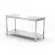 HENDI Mitteltisch mit Ablage – verschraubt Tiefe 600 mm Kitchen Line 1600 x 600 x 850 mm 