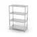 HENDI Lagerregal mit 4 Regalen – verschraubt Kitchen Line 1000 x 500 x 1800 mm 