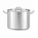 HENDI Gemüsetopf - mit Deckel Kitchen Line 13,5 l, Ø 280 x 220 mm  