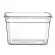 HENDI Gastronorm-Behälter 1/2 Profi Line GN 1/2 12,5 l, Transparent 325 x 265 x 200 mm Temperaturbeständig bis 110°C