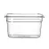 HENDI Gastronorm-Behälter 1/4 Profi Line GN 1/4 5,5 l, Transparent 265 x 162 x 200 mm Temperaturbeständig bis 110°C