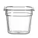 HENDI Gastronorm-Behälter 1/6 Profi Line GN 1/6 2,4 l, Transparent 176 x 162 x 150 mm Temperaturbeständig bis 110°C.