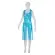 MED-COMFORT PE-Einwegschürze light 75 x 140 cm, blau glatt 1 Pack = 50 Stück